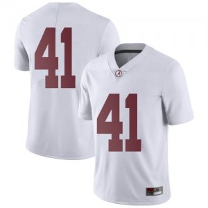 Men's Alabama Crimson Tide #41 Chris Braswell White Limited NCAA College Football Jersey 2403JBGK3